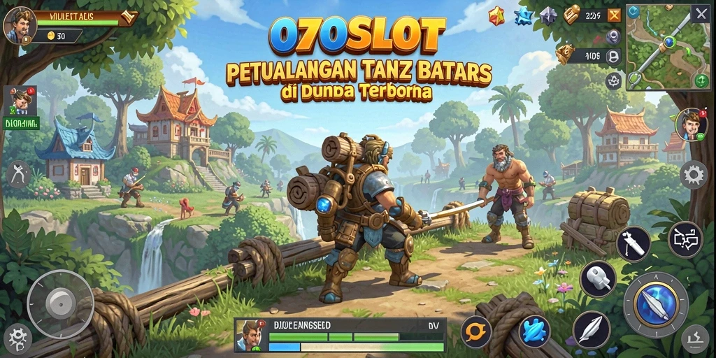 Tampilan gameplay <strong>070SLOT</strong> yang memukau di dunia terbuka.