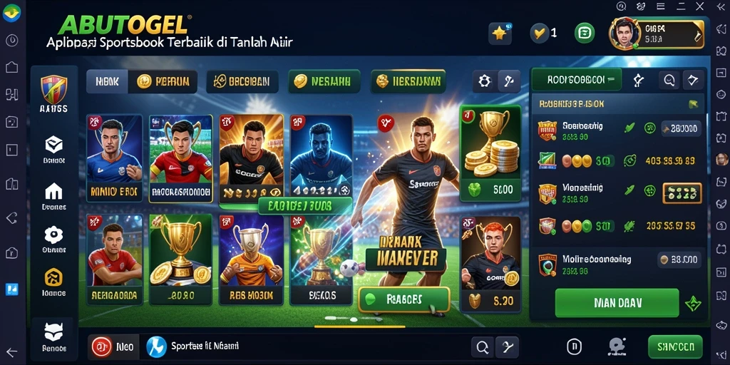 Tampilan antarmuka ABUTOGEL yang modern dan intuitif.