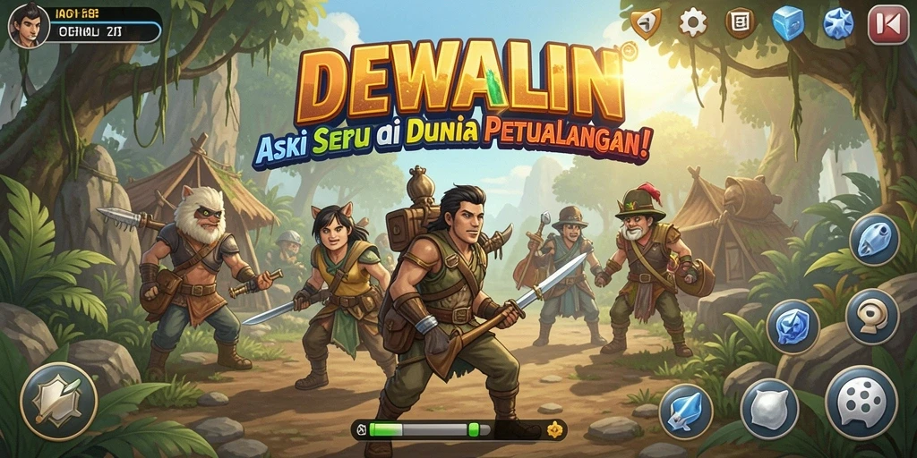 Tangkapan layar DEWALIN menampilkan aksi seru di dalam gameplay.