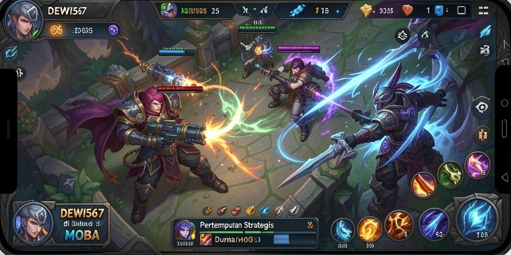 Gameplay seru dan penuh aksi di DEWI567, siap untuk bertarung.
