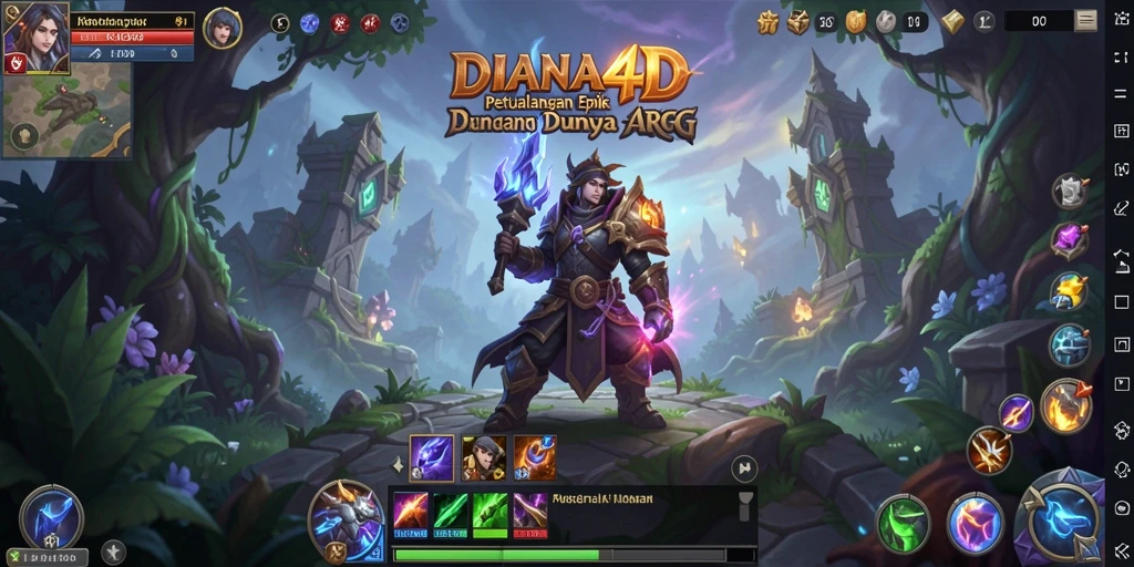 Gameplay seru DIANA4D dengan pertempuran epik dan grafis menawan.
