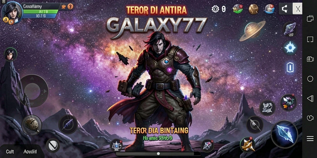 Gameplay mengerikan di luar angkasa di GALAXY77.