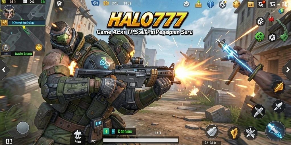 Tampilan gameplay HALO777 yang intens dan mendebarkan.