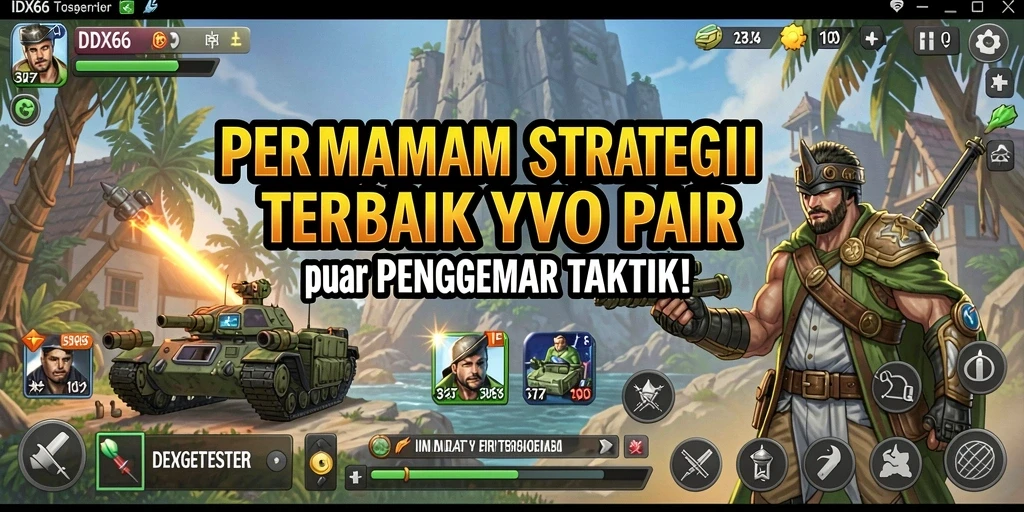 Tampilan gameplay menarik dan strategis dari IDX66.