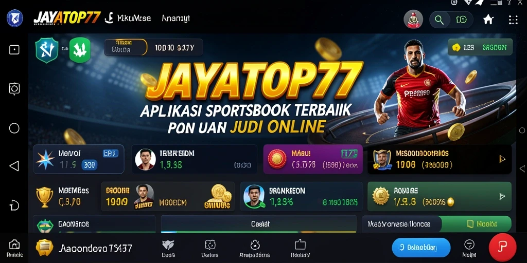 Tampilan aplikasi JAYATOP77 yang menarik dan menarik perhatian pengguna.