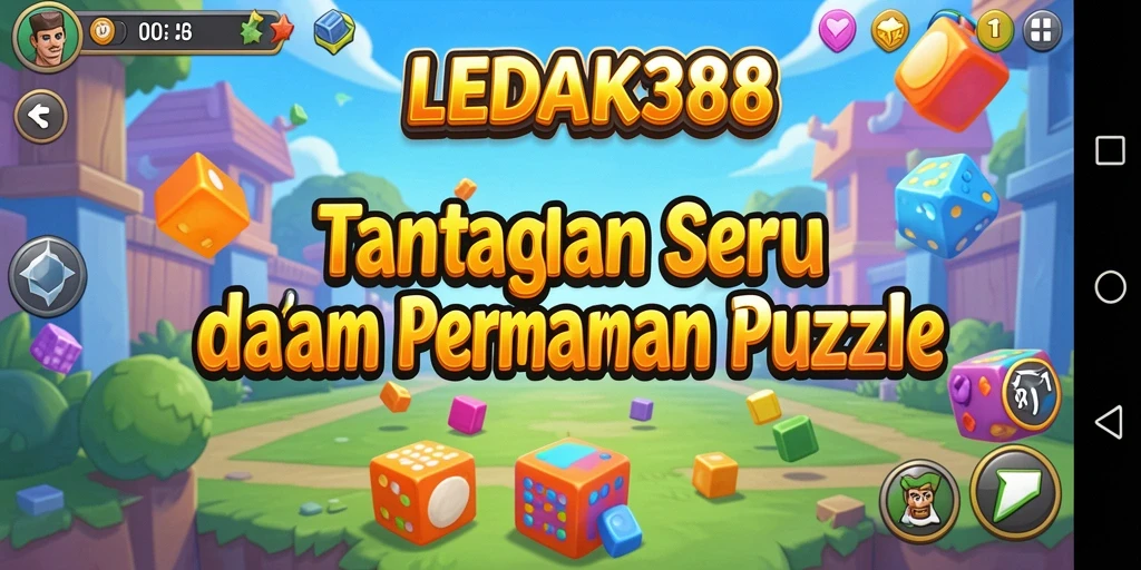 Tampilan gameplay yang menantang dari LEDAK388.