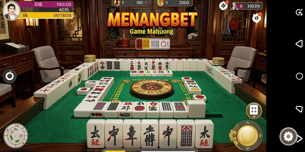 Tampilan gameplay Mahjong yang menarik di MENANGBET.