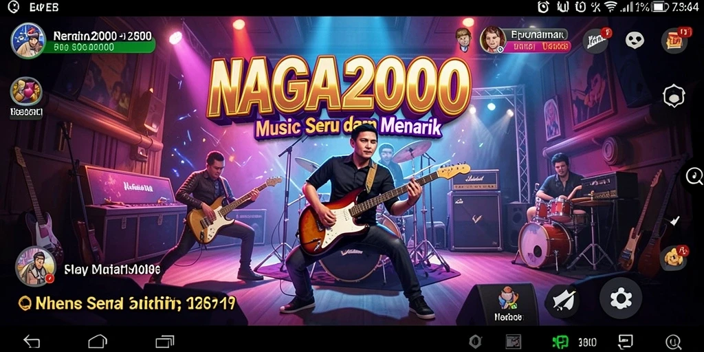 Tampilan gameplay NAGA2000 yang seru dan mendebarkan.