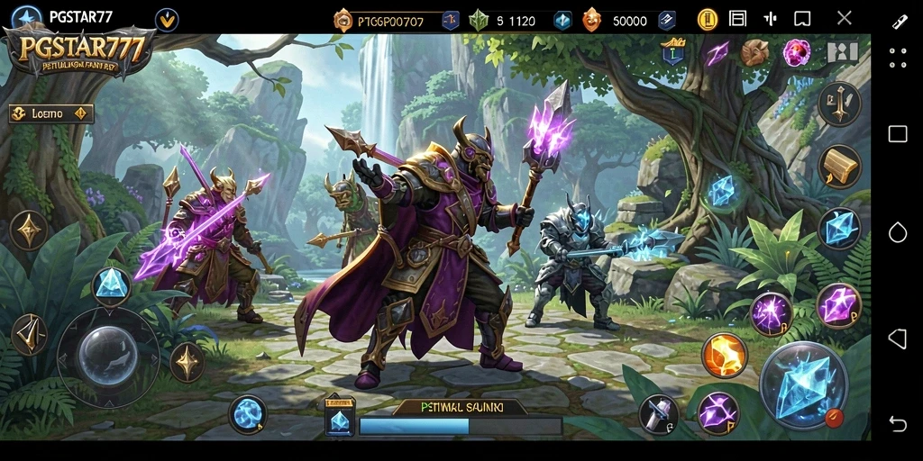 Tampilan gameplay RPG yang menonjol di PGSTAR777.
