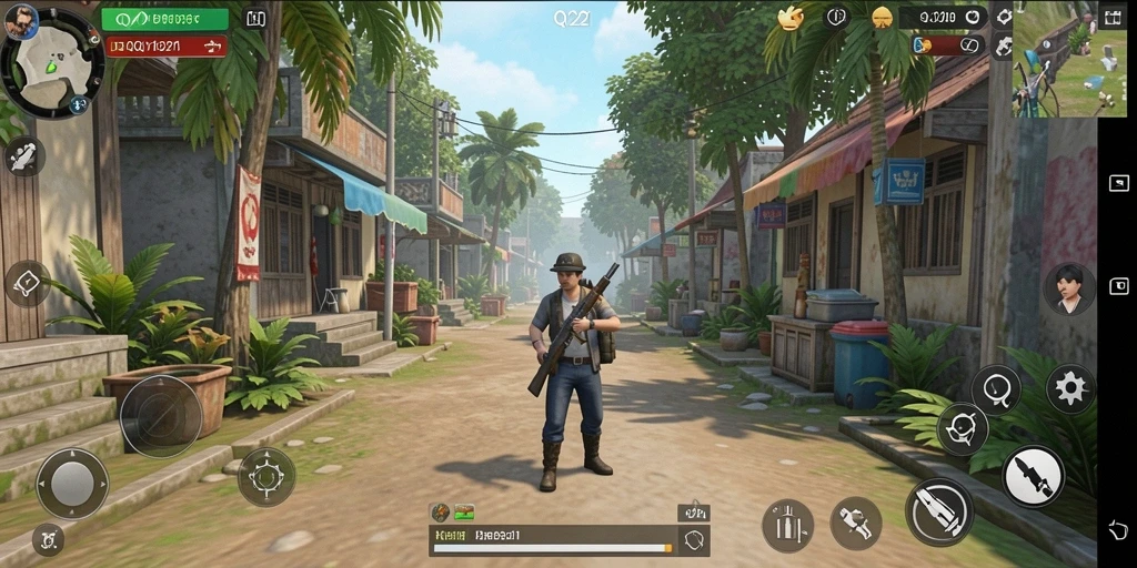 Tampilan menakjubkan dari gameplay QQ1221 dalam simulasi interaktif.