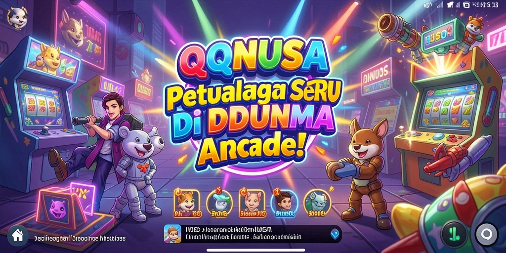Tampilan gameplay menantang dan seru di QQNUSA