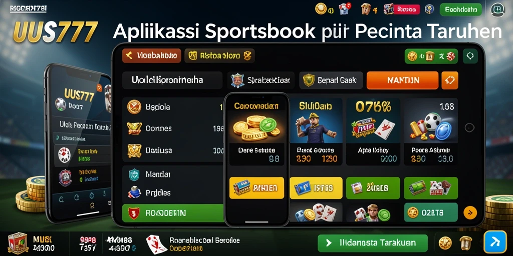 Tampilan menarik dari gameplay Sportsbook UUS777 yang menampilkan taruhan langsung.